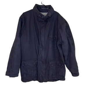 National Safety Apparel Chore Parka Jacket Flame Resistant FR XL Dark Blue HRC 4